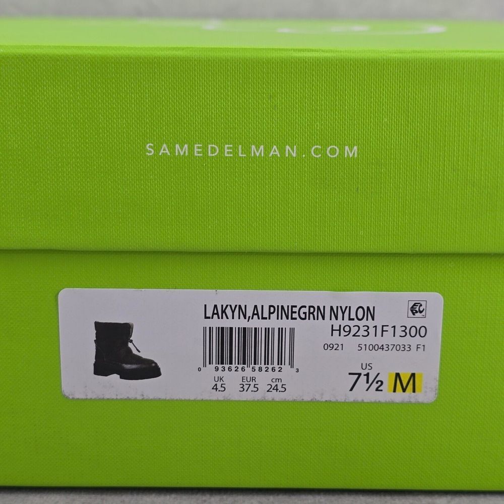 Sam Edelman Lakyn Puffer Boots Alpine Dark Green Women's‎ 7.5 M - Picture 11 of 12